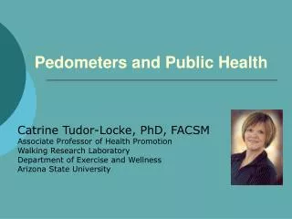 Pedometers and Public Health