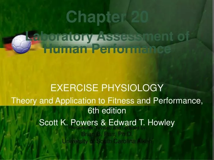 chapter 20 laboratory assessment of human performance