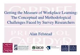 Getting the Measure of Workplace Learning: The Conceptual and Methodological Challenges Faced by Survey Researchers