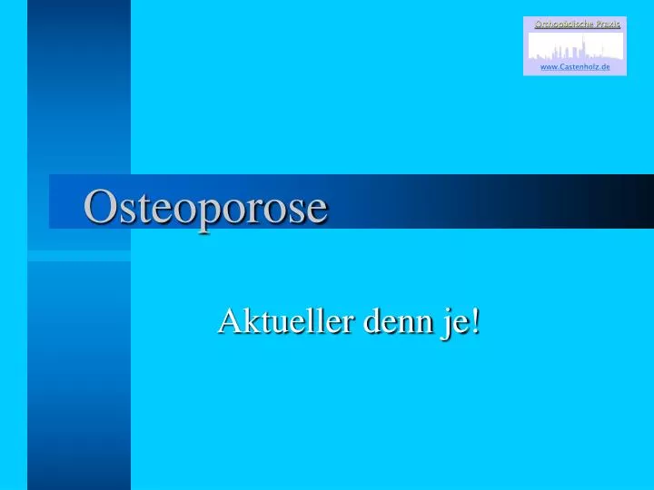 osteoporose