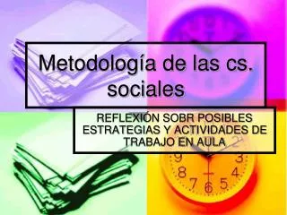 metodolog a de las cs sociales