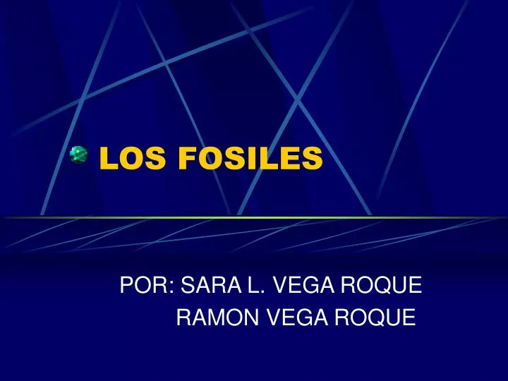 los fosiles