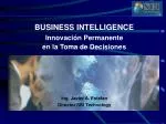 BUSINESS INTELLIGENCE - slide 1