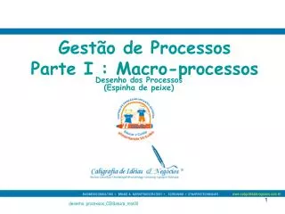 gest o de processos parte i macro processos