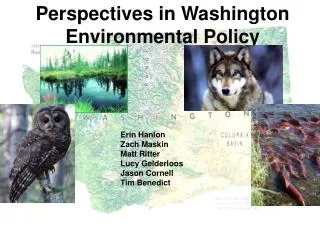 Perspectives in Washington Environmental Policy