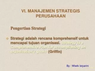 pengertian strategi