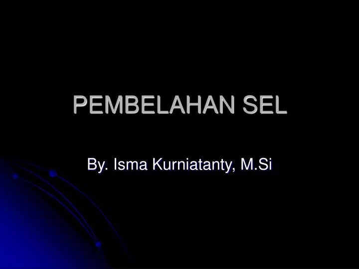 pembelahan sel