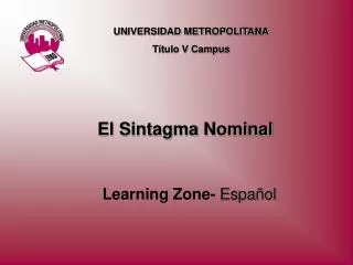 el sintagma nominal