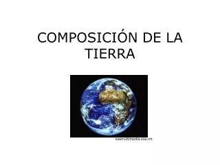 composici n de la tierra