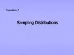 Sampling Distributions - slide 1