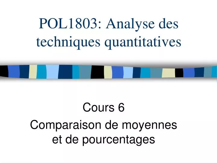 pol1803 analyse des techniques quantitatives