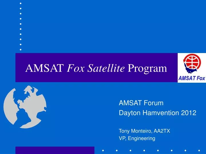 amsat fox satellite program