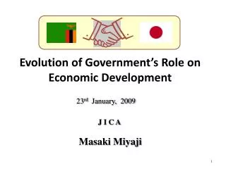 Evolution of Government’s Role on Economic Development