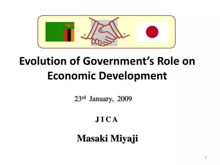 evolution of government s role on economic development