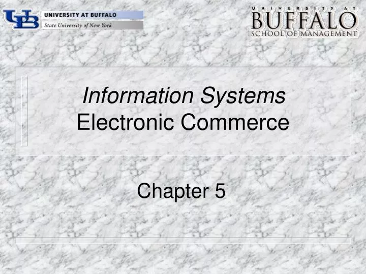 information systems electronic commerce