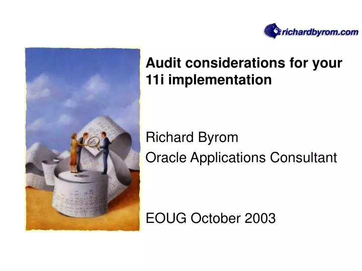 audit considerations for your 11i implementation