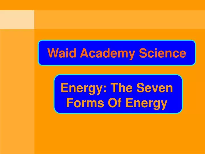 waid academy science