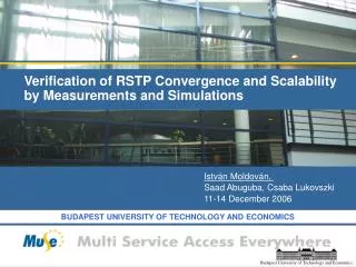 Verification of RSTP Convergence and Scalability by Measurements and Simulations