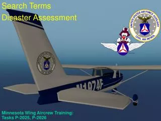Minnesota Wing Aircrew Training: Tasks P-2025, P-2026