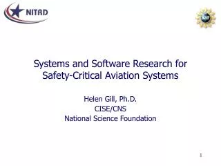 Systems and Software Research for Safety-Critical Aviation Systems