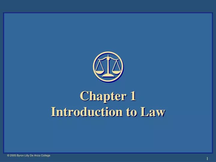 chapter 1 introduction to law