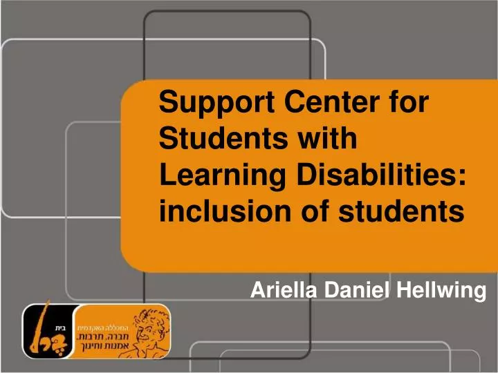 support center for students with learning disabilities inclusion of students