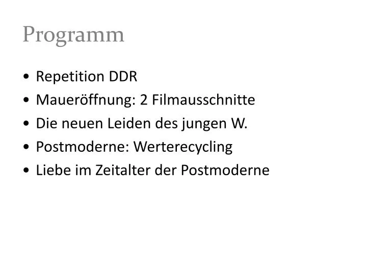 programm