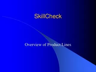 SkillCheck