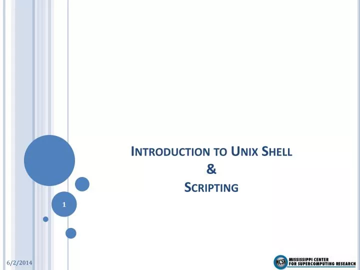 introduction to unix shell scripting