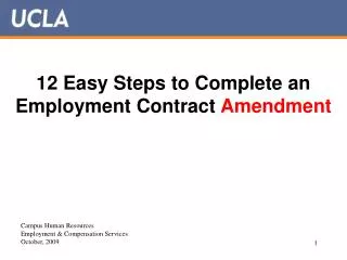 12 Easy Steps to Complete an Employment Contract Amendment