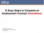 12 Easy Steps to Complete an Employment Contract Amendment
