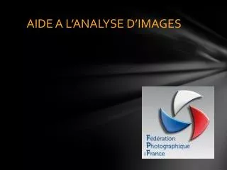 aide a l analyse d images