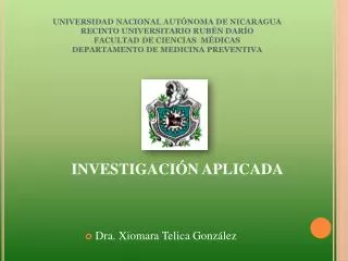 Dra. Xiomara Telica González