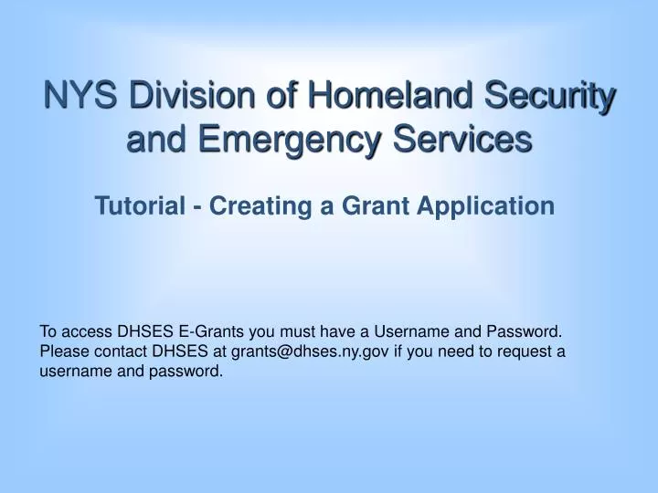 nys division of homeland security and emergency services