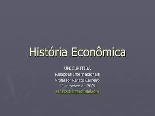 hist ria econ mica