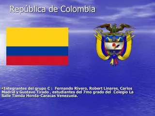 República de Colombia