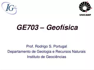 GE703 – Geofísica