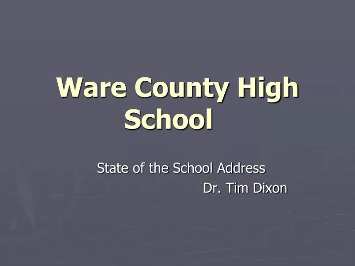 ware county high school