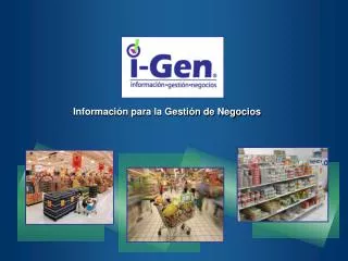 Información para la Gestión de Negocios