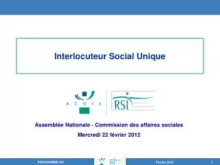 Interlocuteur Social Unique