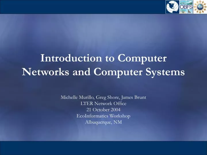 introduction to computer networks and computer systems