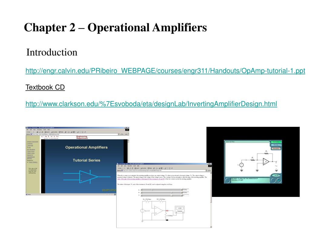 PPT - Chapter 2 – Operational Amplifiers PowerPoint Presentation, free ...