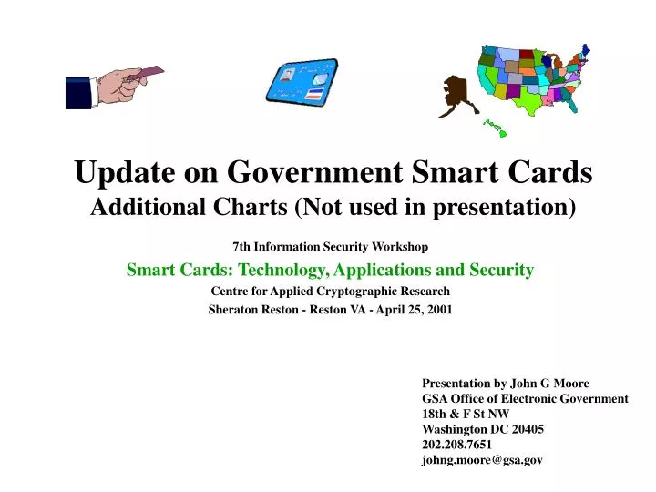 update on government smart cards additional charts not used in presentation