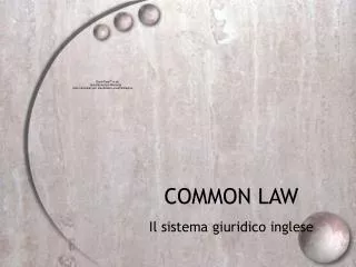 COMMON LAW