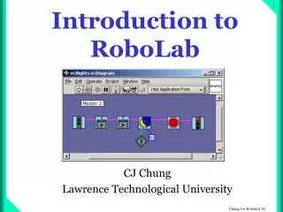 Introduction to RoboLab
