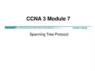 CCNA 3 Module 7