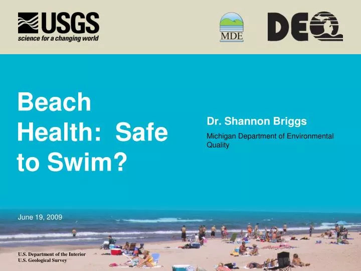beach health safe to swim