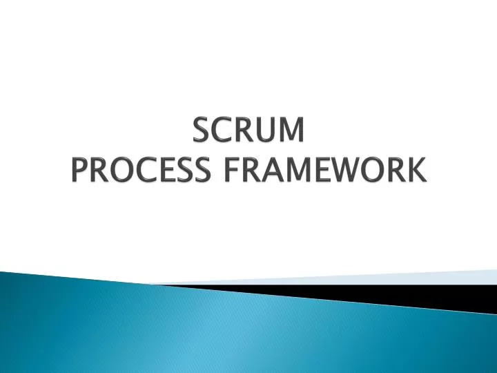 scrum process framework