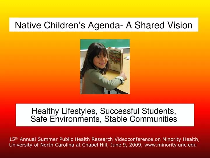 native children s agenda a shared vision