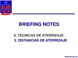 briefing notes